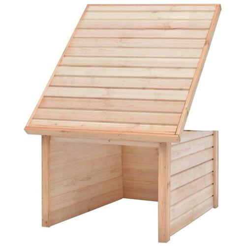 Skur til plæneklipper 92x104x59,5 cm fyrretræ 19 mm