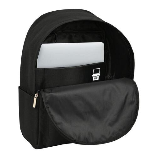 Laptop rygsæk Safta safta Sort 31 x 40 x 16 cm