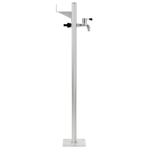 Vandsøjle til haven aluminium 95 cm