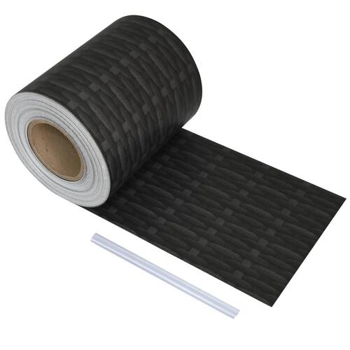PVC-rulle til hegn 70 x 0,19 m rattan