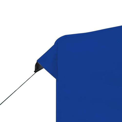 Foldbart festtelt aluminium 3 x 3 m blå