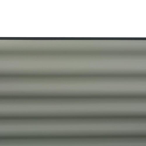 Forhøjet plantekasse 160x80x81 cm galvaniseret stål grå