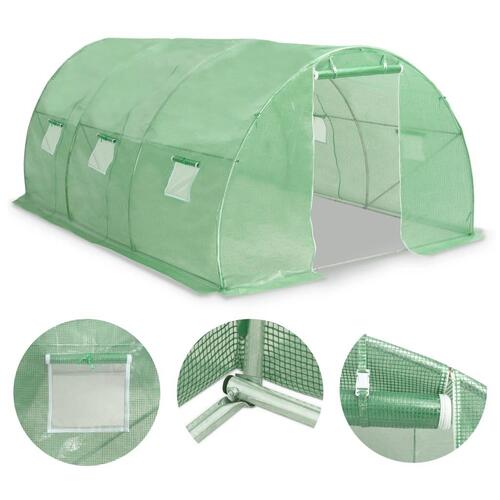 Drivhus 3,5 m² 450x300x200 cm