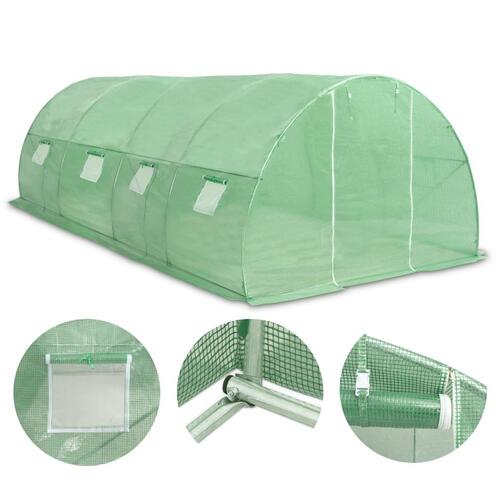 Drivhus 18 m² 600x300x200 cm
