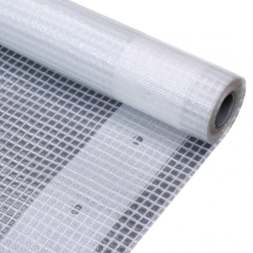 Leno-presenning 260 g/m² - 4 × 5 m, hvid