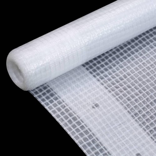 Leno-presenning 260 g/m² - 4 × 5 m, hvid