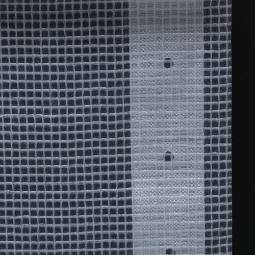 Leno-presenning 260 g/m² - 4 × 8 m, hvid