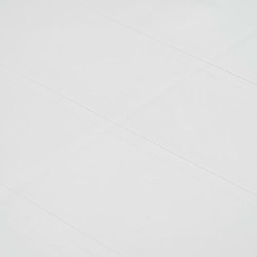 Havebord 79 x 79 x 72 cm plastik rattanlook hvid