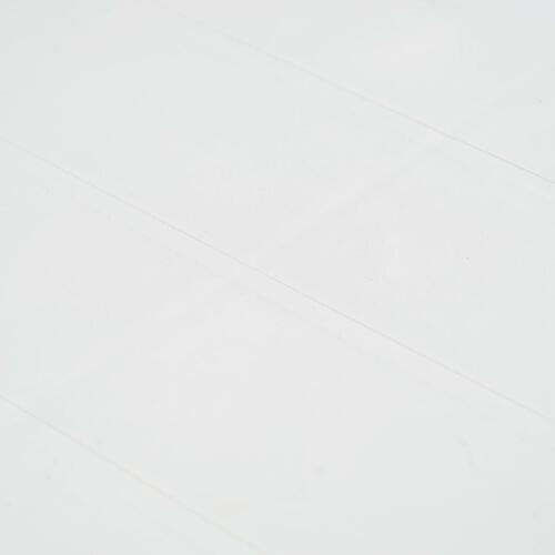 Havebord hvid 150 x 90 x 72 cm plastik rattanlook
