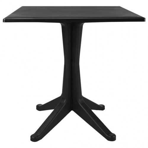 Havebord plastik 70 x 70 x 71,7 cm antracitgrå