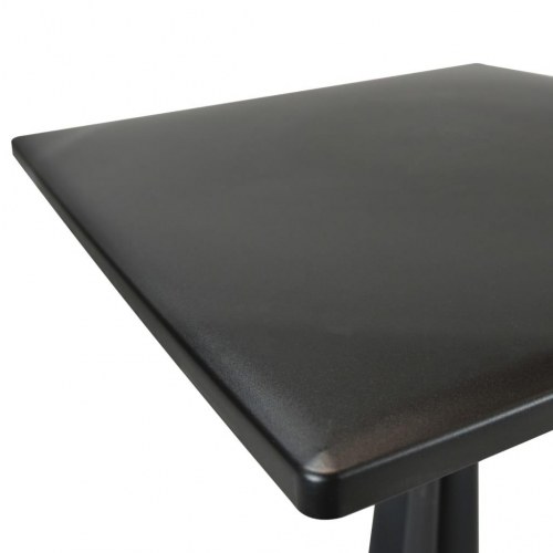Havebord plastik 70 x 70 x 71,7 cm antracitgrå