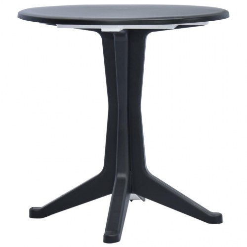 Havebord i plastik 70 cm antracitgrå