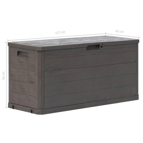 Hyndeboks 280 l brun