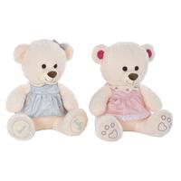 Bjørnebamse Beige Pink Grøn Børns 20 x 20 x 50 cm Bjørn (2 enheder)