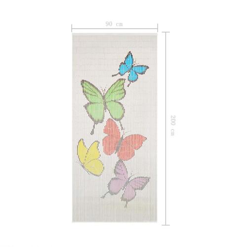 Insektgardin 90 x 200 cm bambus