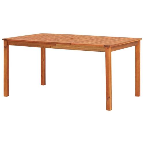 Havebord 150 x 90 x 74 cm massivt akacietræ