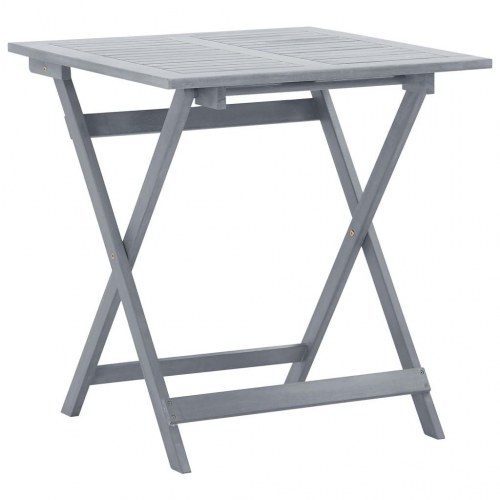 Foldbart havebord 70 x 70 x 75 cm massivt akacietræ