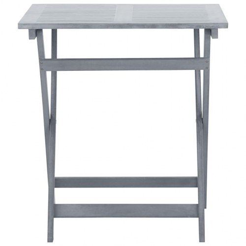 Foldbart havebord 70 x 70 x 75 cm massivt akacietræ
