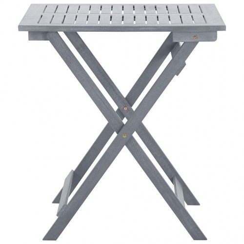 Foldbart havebord 70 x 70 x 75 cm massivt akacietræ