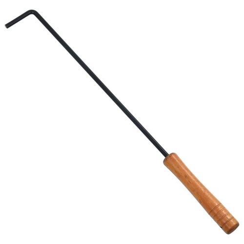 Bålfad med grill rustfrit stål 76 cm