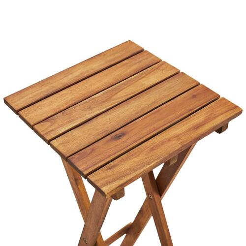 Plantebord 30 x 30 x 67 cm massivt akacietræ
