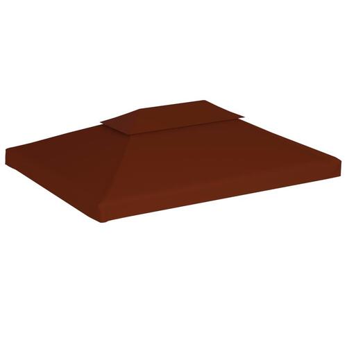 Pavillontag 2 lag 4x3 m 310 g/m² terrakotta
