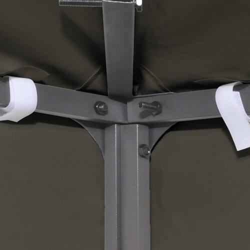 Pavillontopdække 310 g/m² 3 x 3 m gråbrun