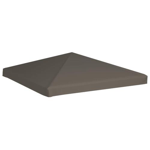 Pavillontopdække 310 g/m² 3 x 3 m gråbrun