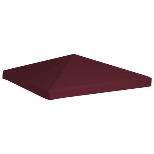 Pavillontopdække 310 g/m² 3 x 3 m bordeauxfarvet