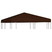 Pavillontopdække 310 g/m² 3 x 3 m brun
