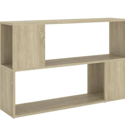Bogreol 100x24x63 cm konstrueret træ sonoma-eg
