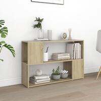 Bogskab 100x24x63 cm spånplade sonoma-egetræsfarvet