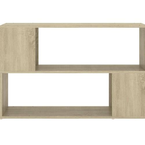 Bogreol 100x24x63 cm konstrueret træ sonoma-eg