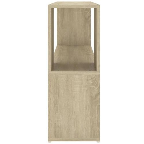 Bogreol 100x24x63 cm konstrueret træ sonoma-eg