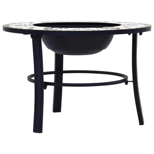 Bålfad mosaik 68 cm keramik grøn