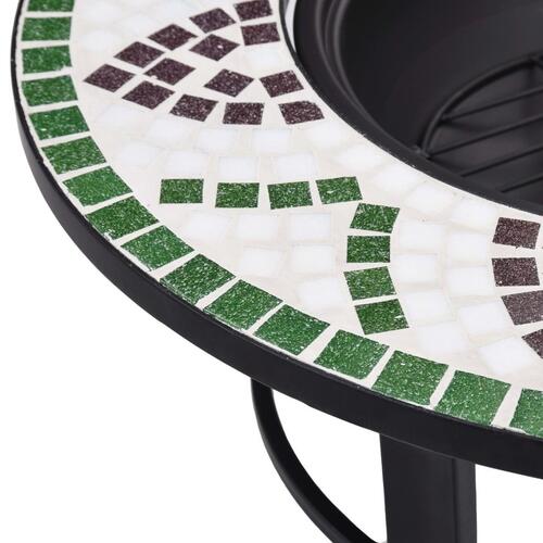 Bålfad mosaik 68 cm keramik grøn