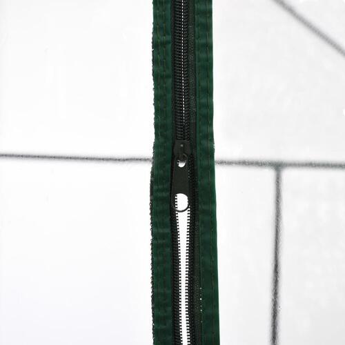 Drivhus med 8 hylder 143 x 143 x 195 cm
