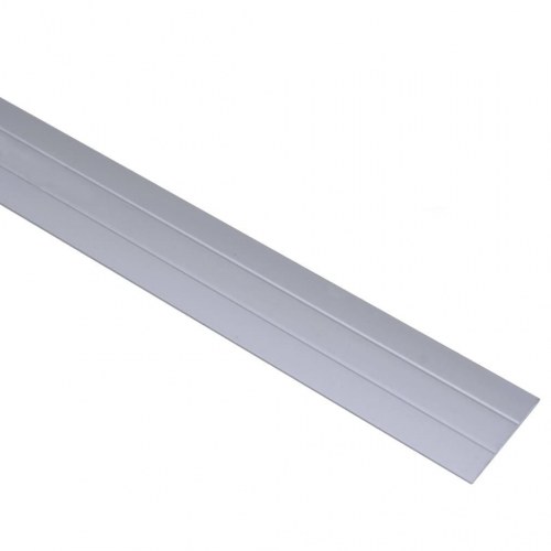 5 stk. gulvlister 134 cm aluminium sølvfarvet