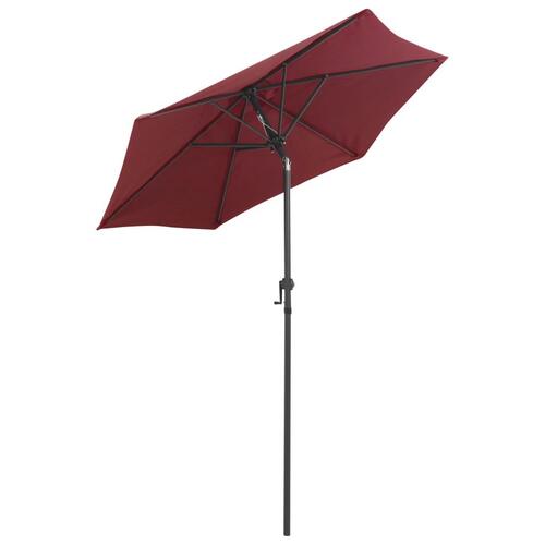 Parasol 200x224 cm aluminium bordeaux