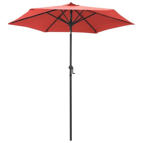 Parasol 200x224 cm aluminium terracotta