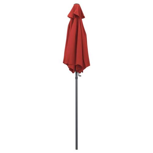 Parasol 200x224 cm aluminium terracotta