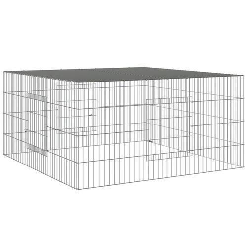 Kaninbur 110x110x55 cm galvaniseret jern