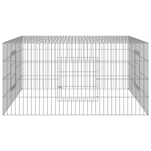 Kaninbur 110x110x55 cm galvaniseret jern