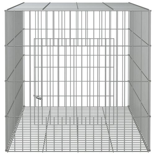 Kaninbur 78x54x54 cm galvaniseret jern