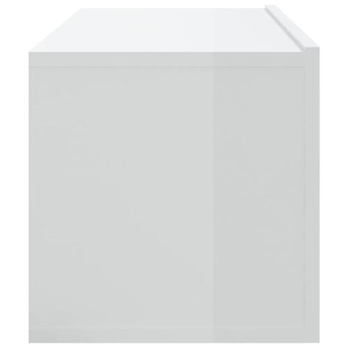 Tv-skabe 2 stk. 100x30x30 cm konstrueret træ hvid højglans