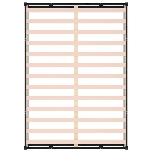 Sengeramme 180x200 cm Super King massivt træ sort