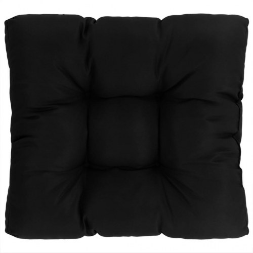 Pallehynde 50x50x12 cm stof sort