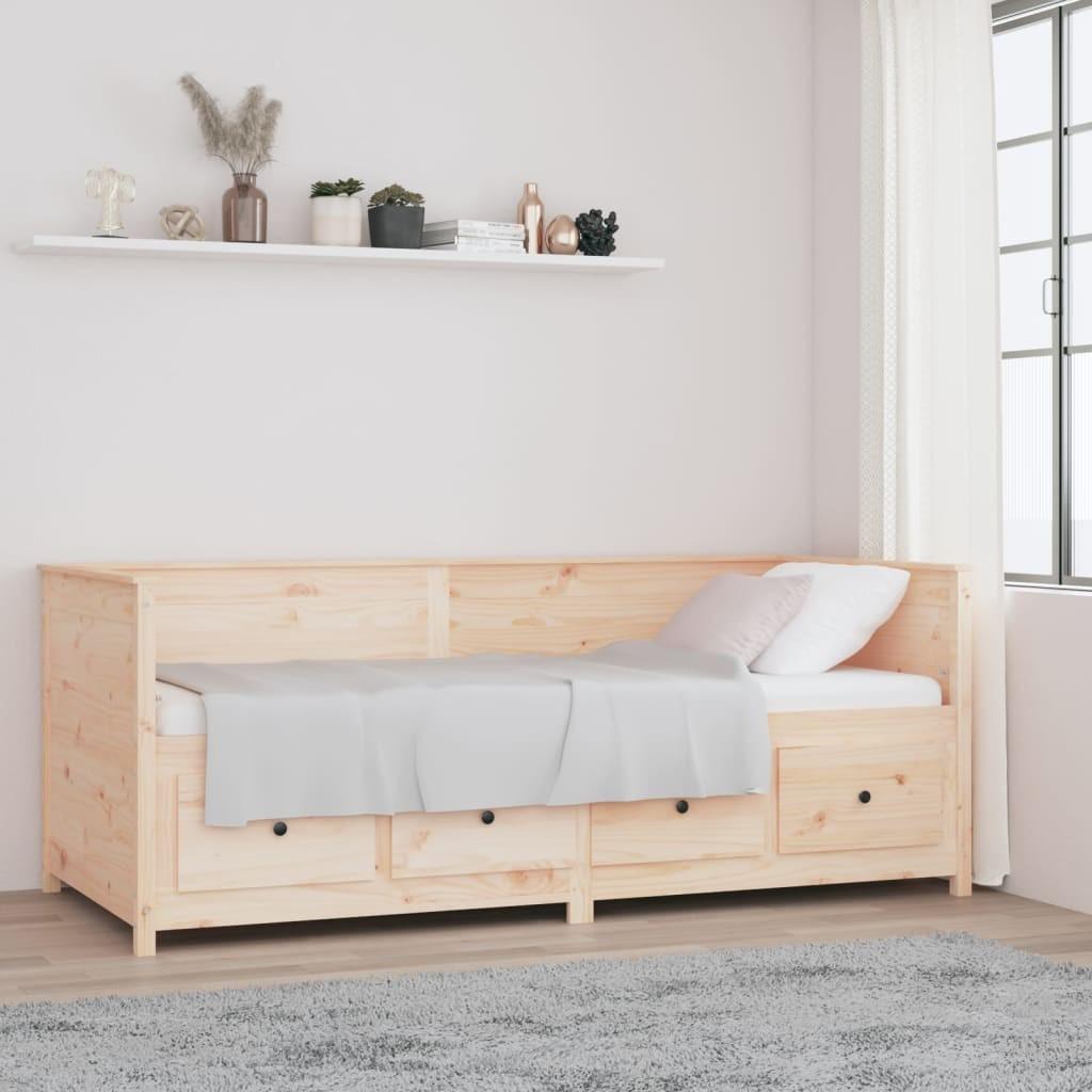 Daybed 80x200 cm massivt fyrretræ