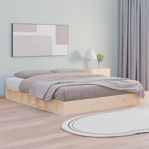 Sengeramme 150x200 cm King Size massivt træ