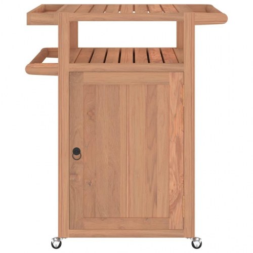 Barvogn 70x50x90 cm massivt teaktræ